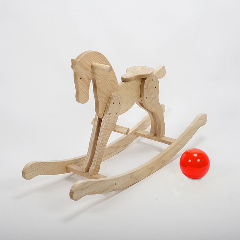 Cheval à bascule en bois personnalisée pour enfant, cadeaux original