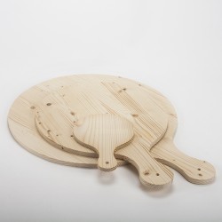 Kit 3 planches en bois pour brunch (22,5 & 48 & 55 cm)