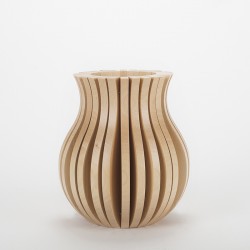 Vase Cache Cache bois classique naturel