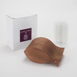Vase Cache Cache bois classique sapelli