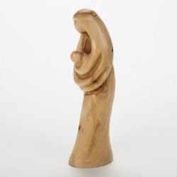 Statuette en bois Vierge à l'enfant (20 cm)