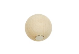 Aimants décoratifs en bois, boule 2x2 cm - 6 pièces