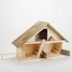 Grande ferme étable en bois (55 cm)