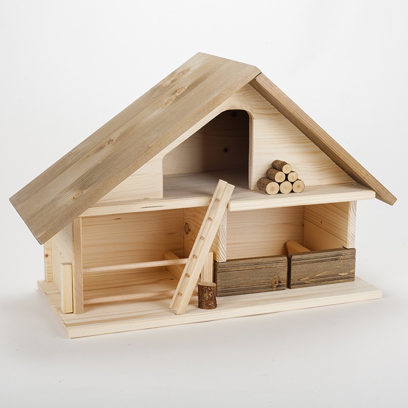 Grande ferme étable en bois (55 cm)