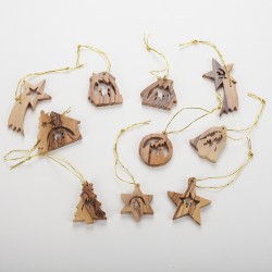 10 décorations de Noël en bois pour sapin