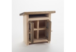 Clapier en bois (H18 cm)