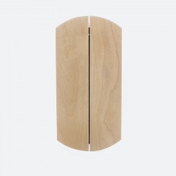Petite armoire à clefs classique bois verni