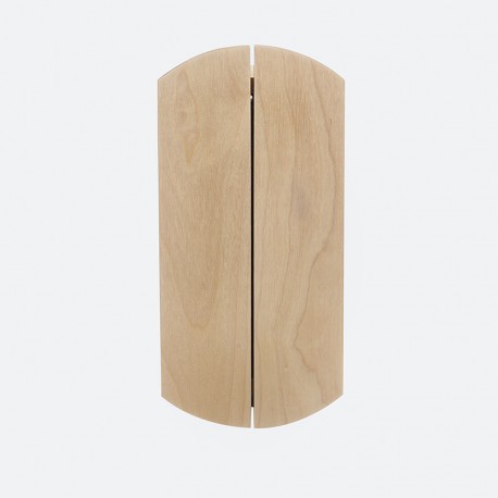 Petite armoire à clefs classique bois verni (2ème choix)