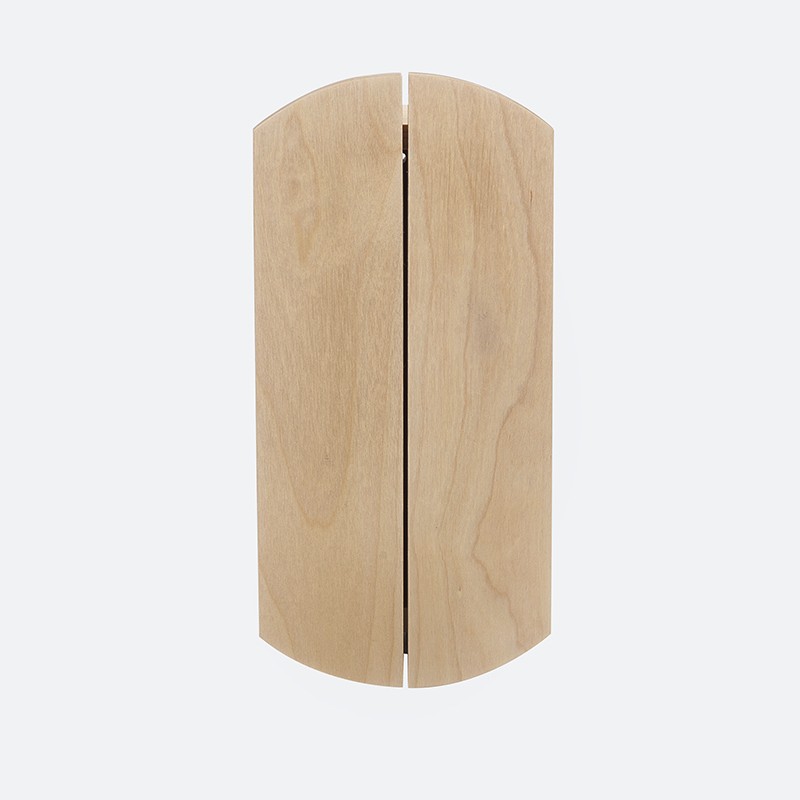 Petite armoire à clefs classique bois verni