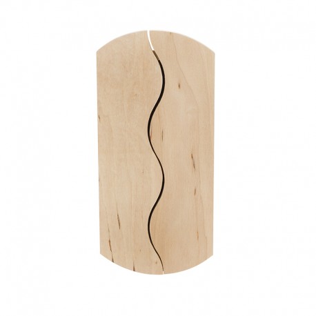 Petite armoire à clefs Ondine bois brut Petite armoire à clefs Ondine bois brut