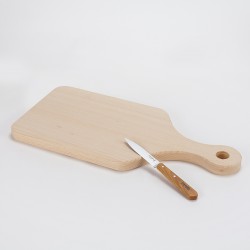 Planche à découper et couteau Opinel office n°112