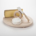 Plateau à fromage en hêtre et couperet