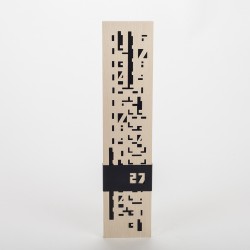 Calendrier perpétuel design en bois
