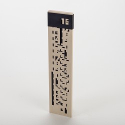 Calendrier perpétuel design en bois