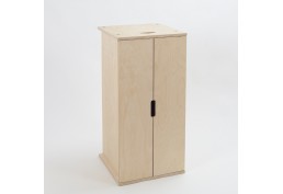 Coffre Armoire bois brut