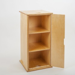 Coffre Armoire bois huilé  78 x 38 x 38 cm