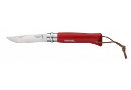 Couteau N°08 Opinel Baroudeur rouge