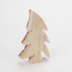 Sapin bois & écorce asymétrique (21 cm)