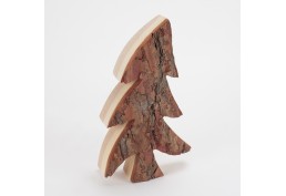 Sapin bois & écorce asymétrique (30 cm)