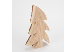 Sapin bois & écorce asymétrique (30 cm)