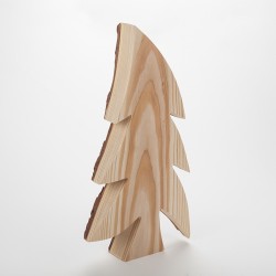 Sapin bois & écorce asymétrique (40 cm)