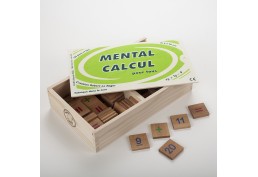 Jeu calcul mental en bois