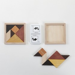 Jeu de tangram speed en bois