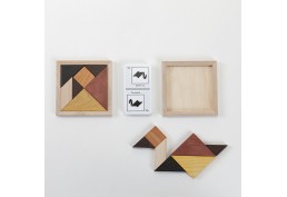 Jeu de tangram speed en bois