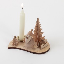 Bougeoir Père Noël et son traineau