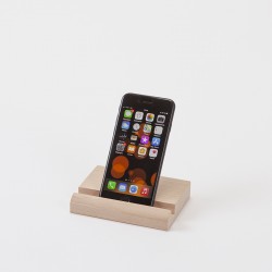 grand support en bois pour smartphone