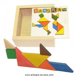 Tangram coloré en coffret