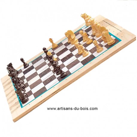 JEU D'ÉCHECS GÉANT (50 x 50 cm)